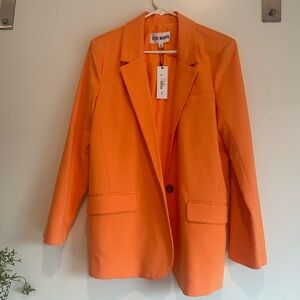 Steve Madden Women's Vibrant Orange Suit Jacket